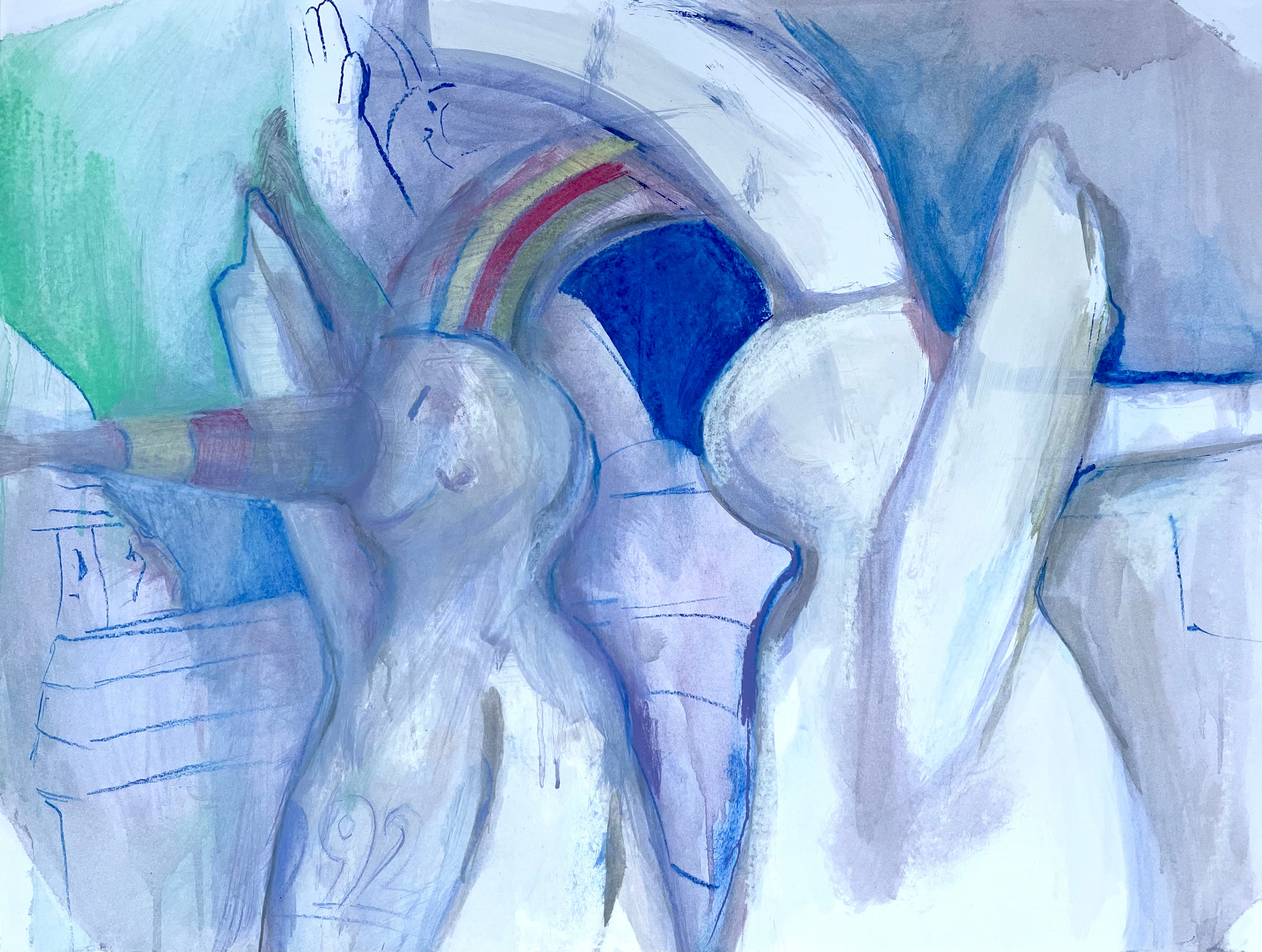 Pintura Original "Cementerio de Curros"