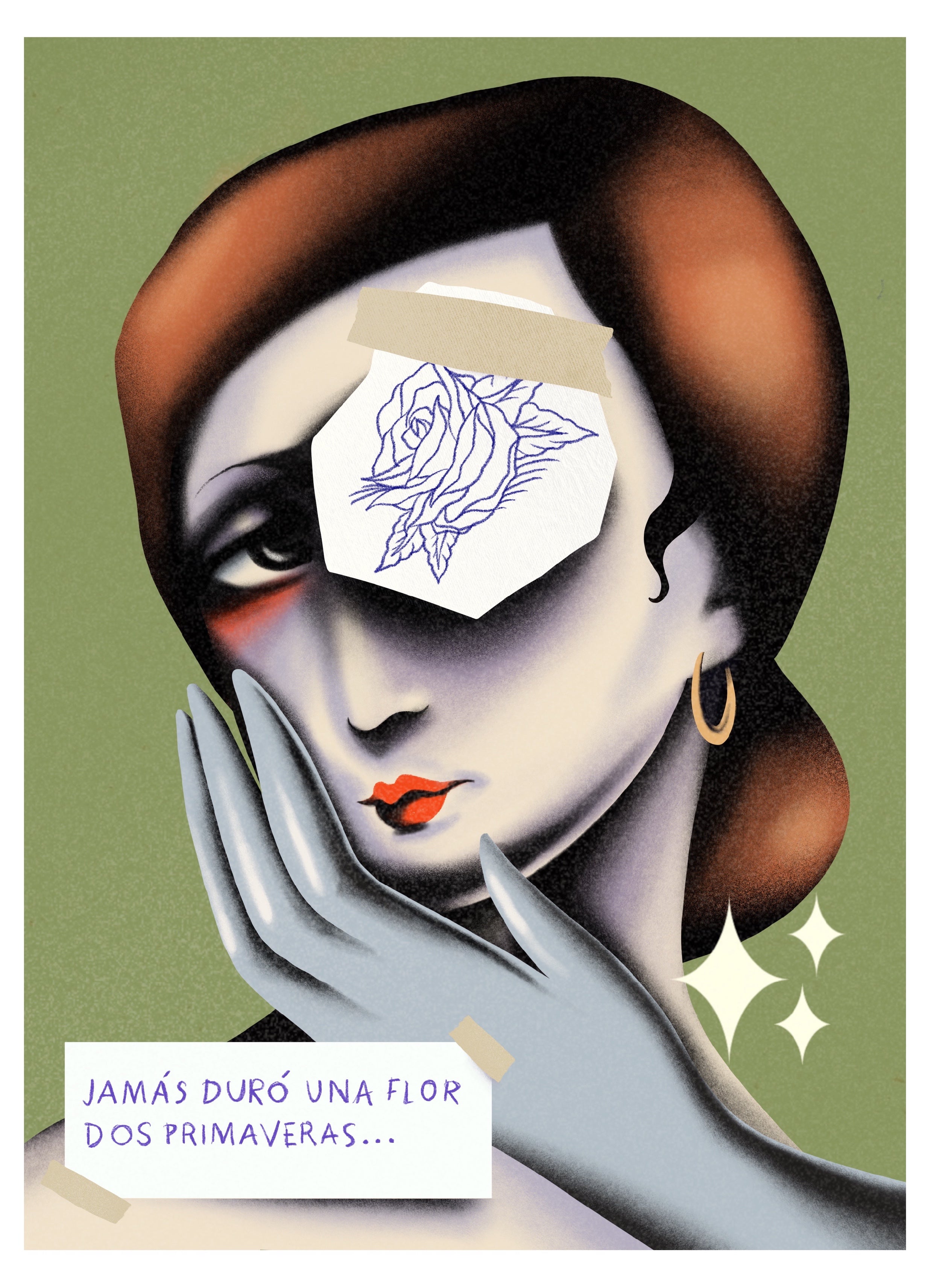 Lámina "Dos primaveras"