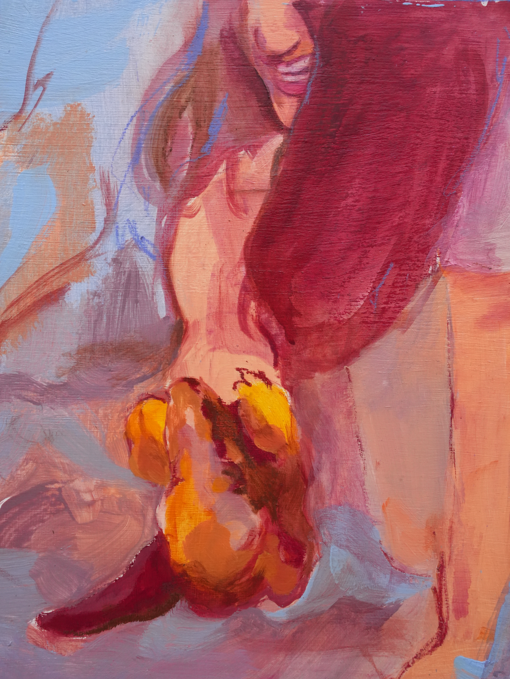 Pintura Original "María y Taco"