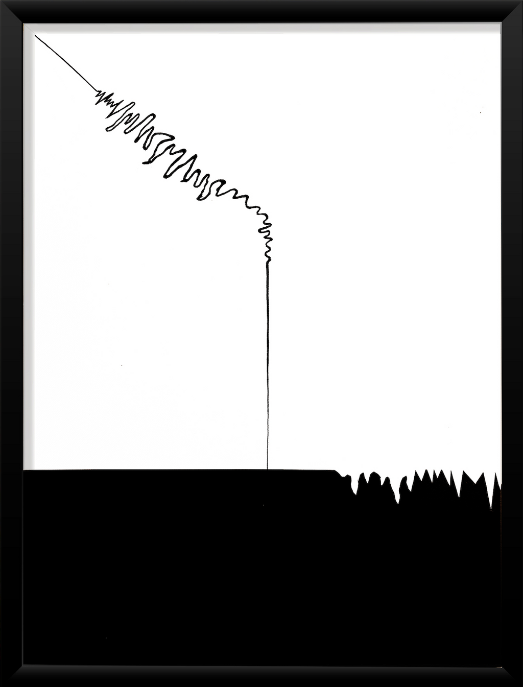 Obra "Miedo" de la serie Cuerpo de la Emoción; composición introspectiva en tonos oscuros y ocres con texturas de estambre que simulan opresión y refugio.